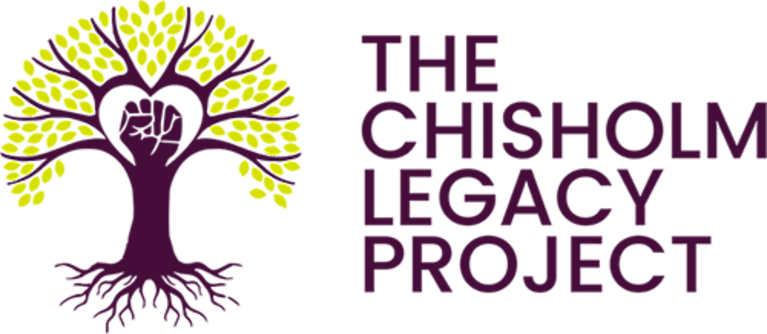 Brown and green fist in tree, chilsolm legacy project logo